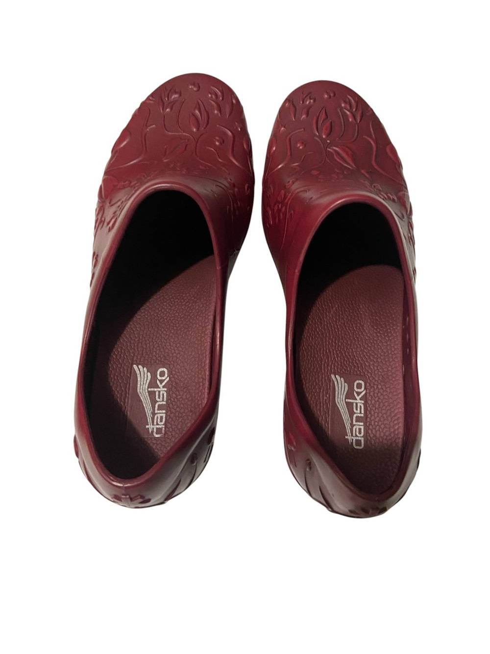 Dansko Pixie Molded Eva Floral Embossed Slip Resistant Clogs Professional - Picture 11 of 16